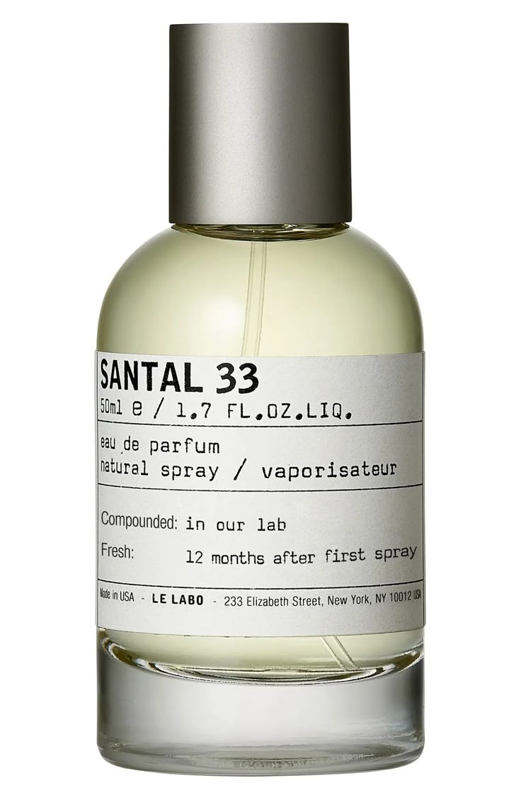 Inspired By  Le Labo Santal 33